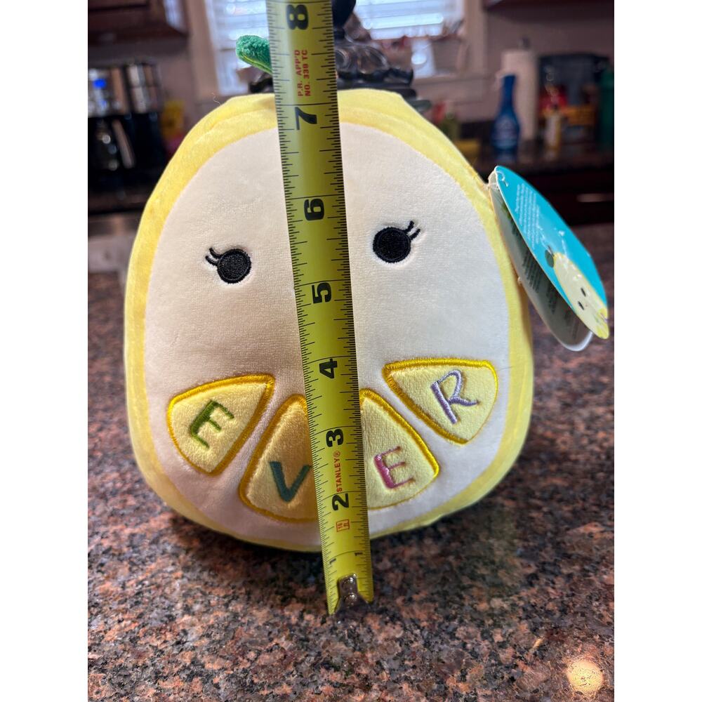 Squishmallows Leticia the Lemon 4Ever Bestie Squad 7.5" NWT - Picture 3 of 8
